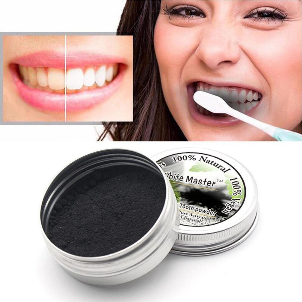 Teeth Whitening with Charcoal