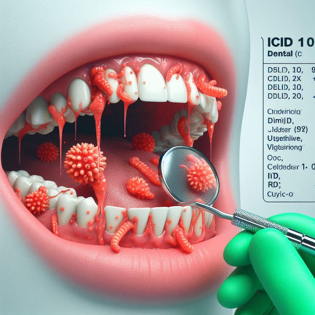 icd 10 code for dental abscess of gum