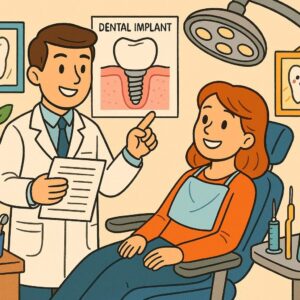Dental Implant Abutment Exposure