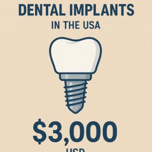 average cost of dental implants in the USA