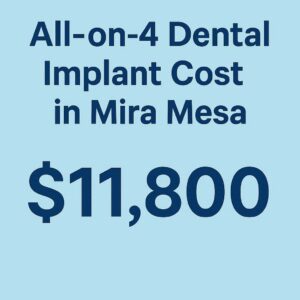 All-on-4 Dental Implant Costs in Mira Mesa