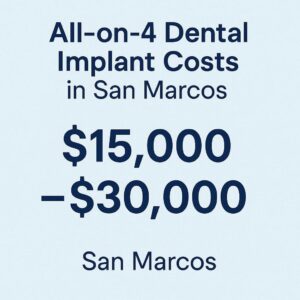 All-on-4 Dental Implant Costs in San Marcos