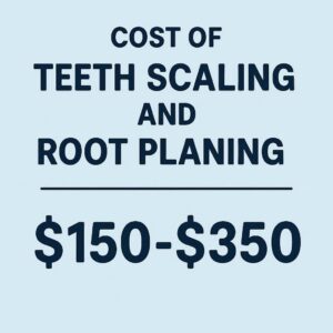 Cost of Teeth Scaling and Root Planing