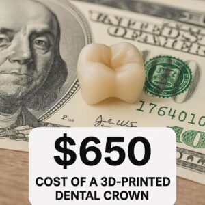 Cost of a 3D Printed Dental Crown