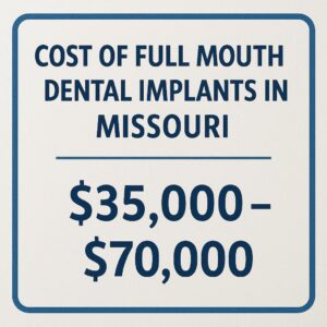 Cost of Full Mouth Dental Implants in Missouri