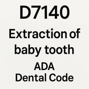ADA Dental Code for Baby Tooth Extraction