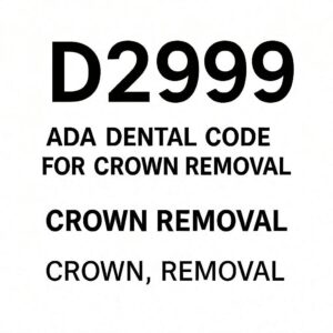 ADA Dental Code for Crown Removal