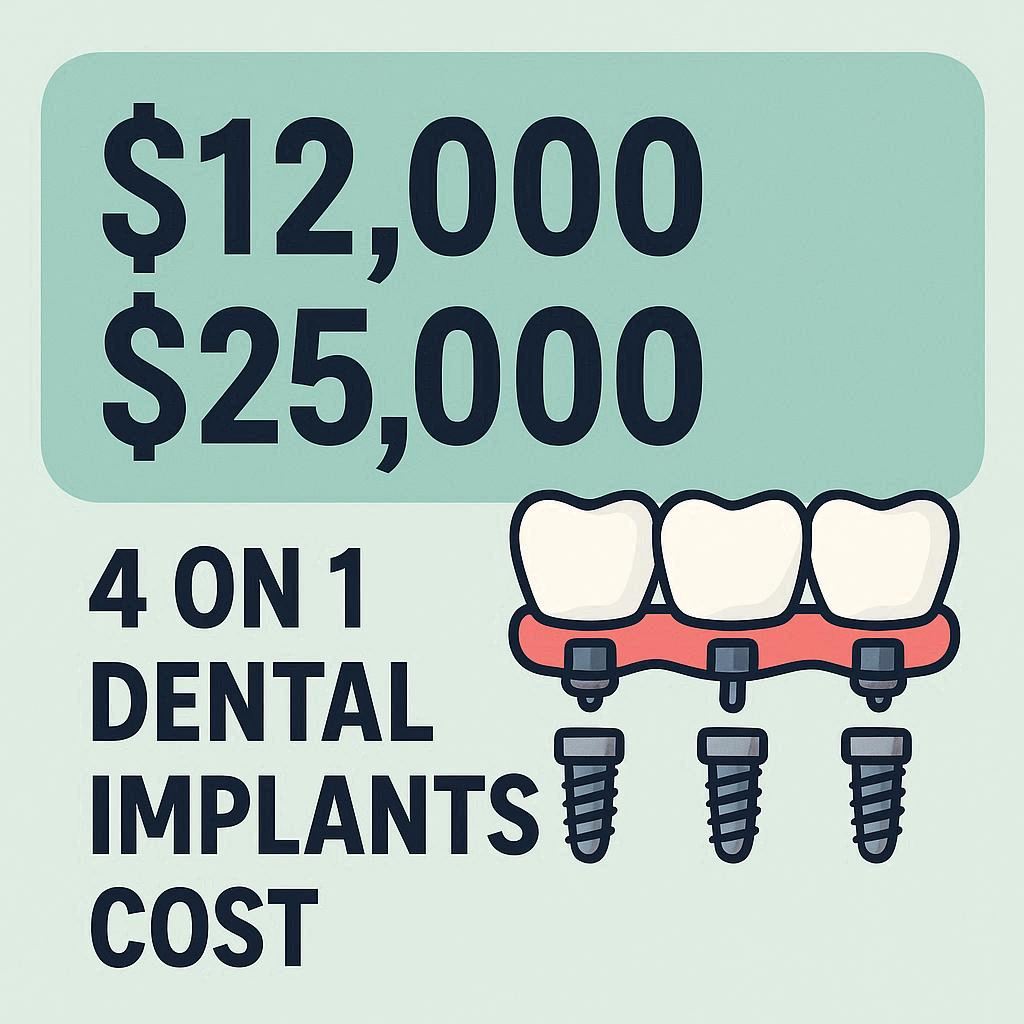 4 on 1 Dental Implants Cost