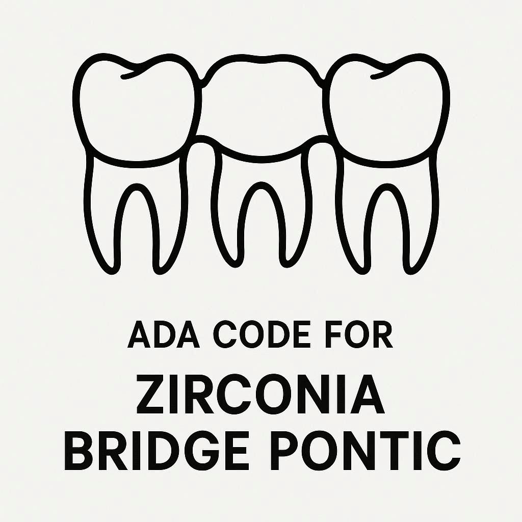 ADA Code for Zirconia Bridge Pontic