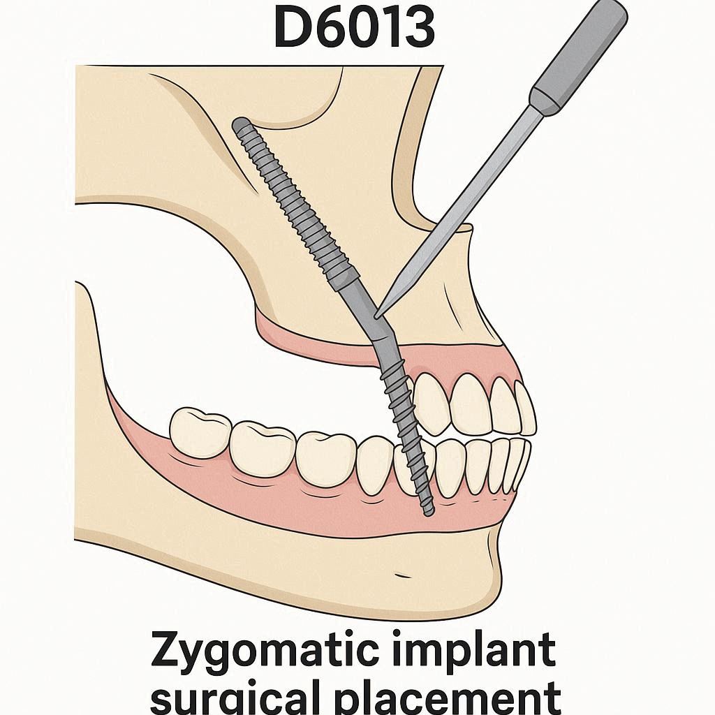 CDT Code for Zygomatic Implant Surgical Placement