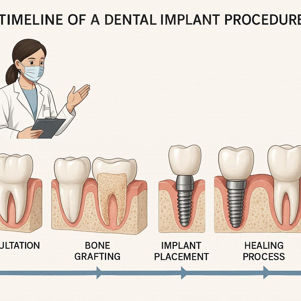 Dental Implant Procedure Timeline