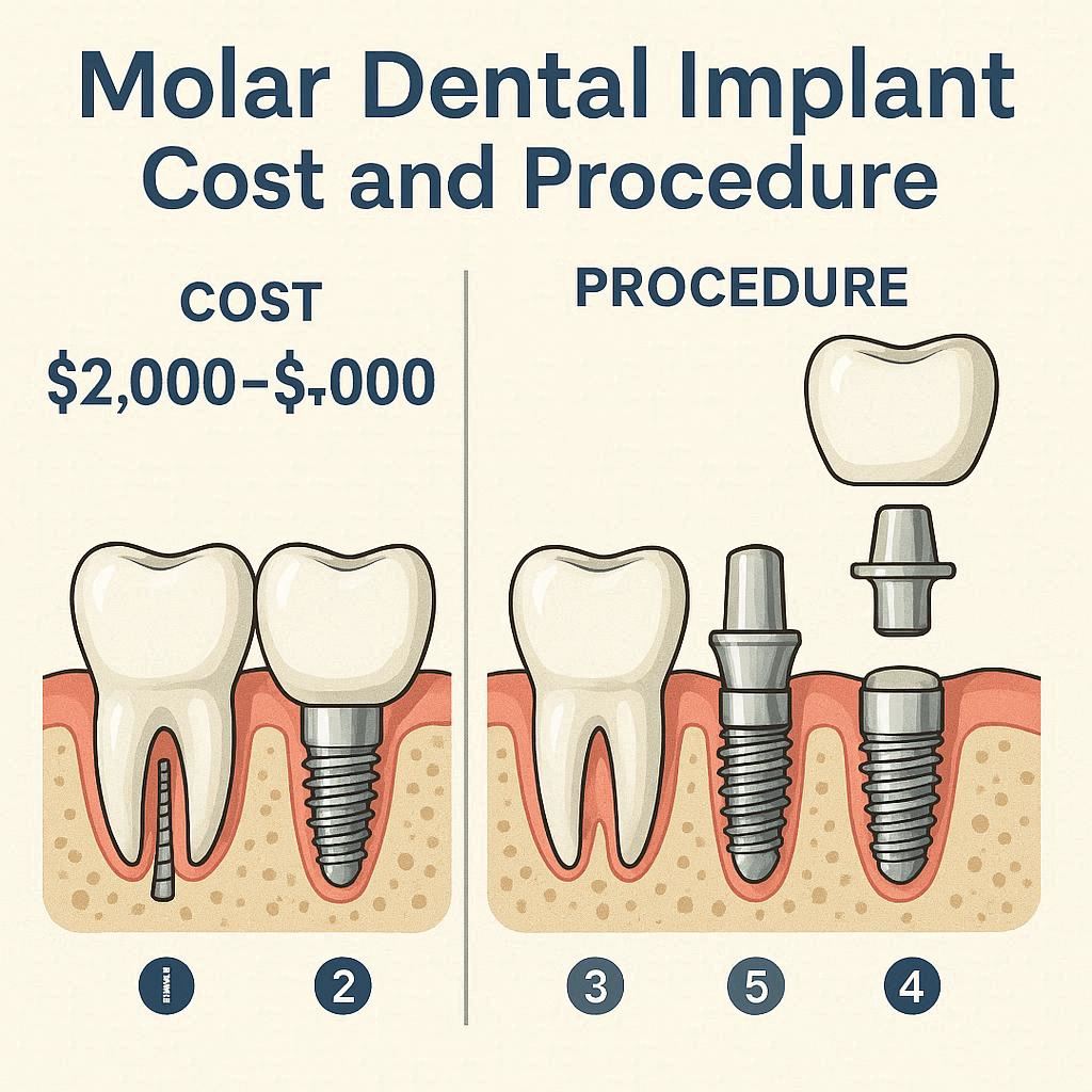 Molar Dental Implant Cost and Procedure