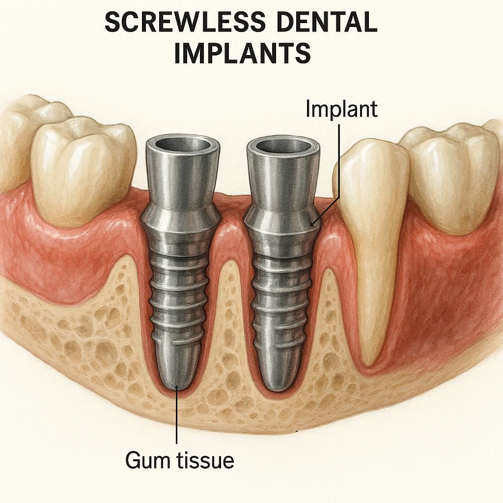 What Are Screwless Dental Implants