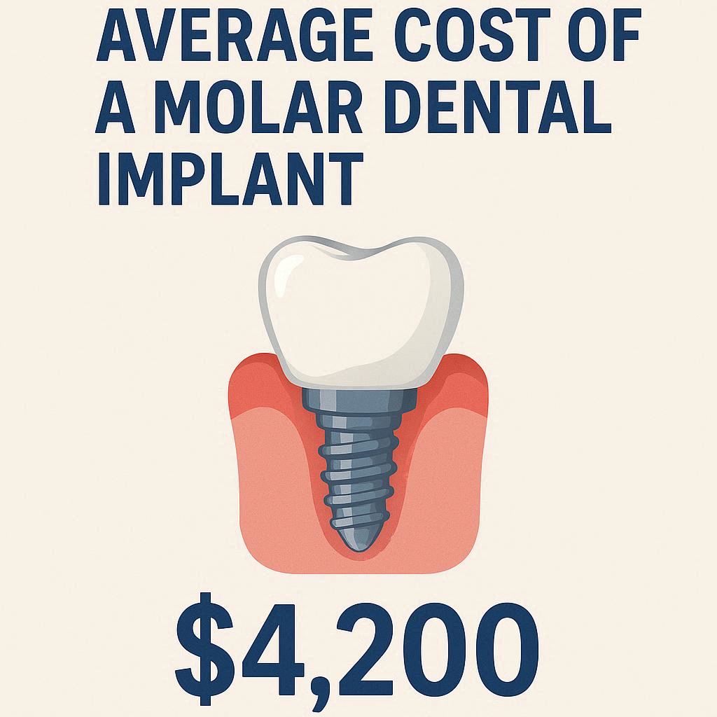 What Is the Average Cost of a Molar Dental Implant?
