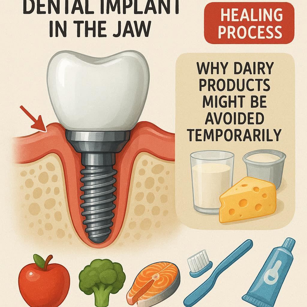 Why No Dairy After Dental Implant