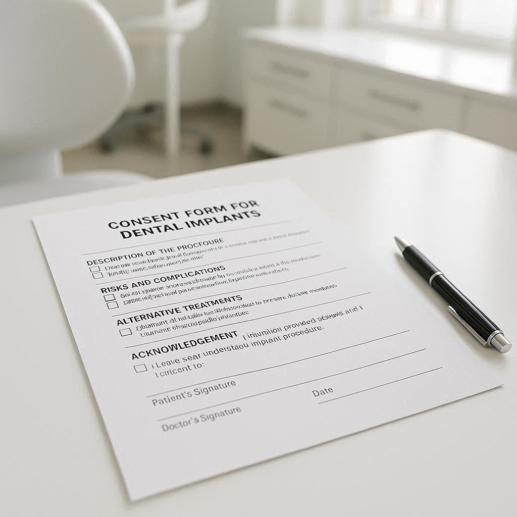 Consent Form for Dental Implants