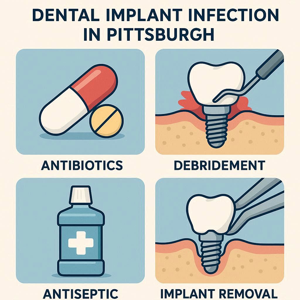 Treatments for Dental Implant Infection in Pittsburgh?