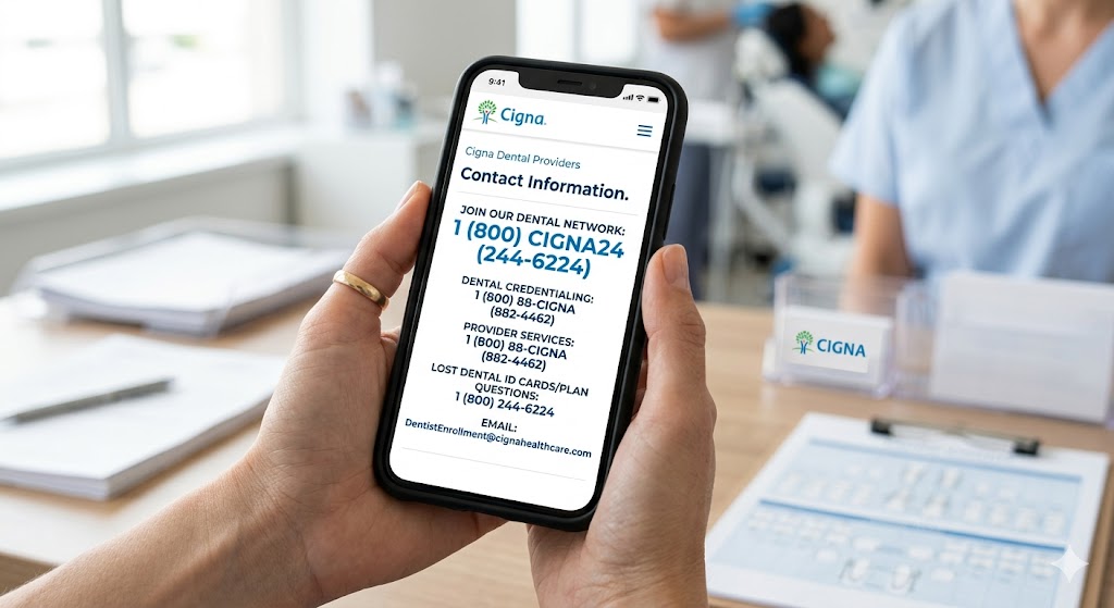 cigna dental phone number provider