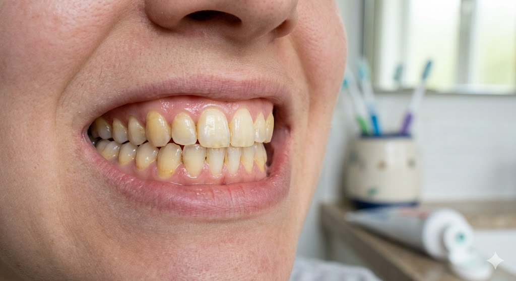 why are my teeth turning yellow even though i brushing