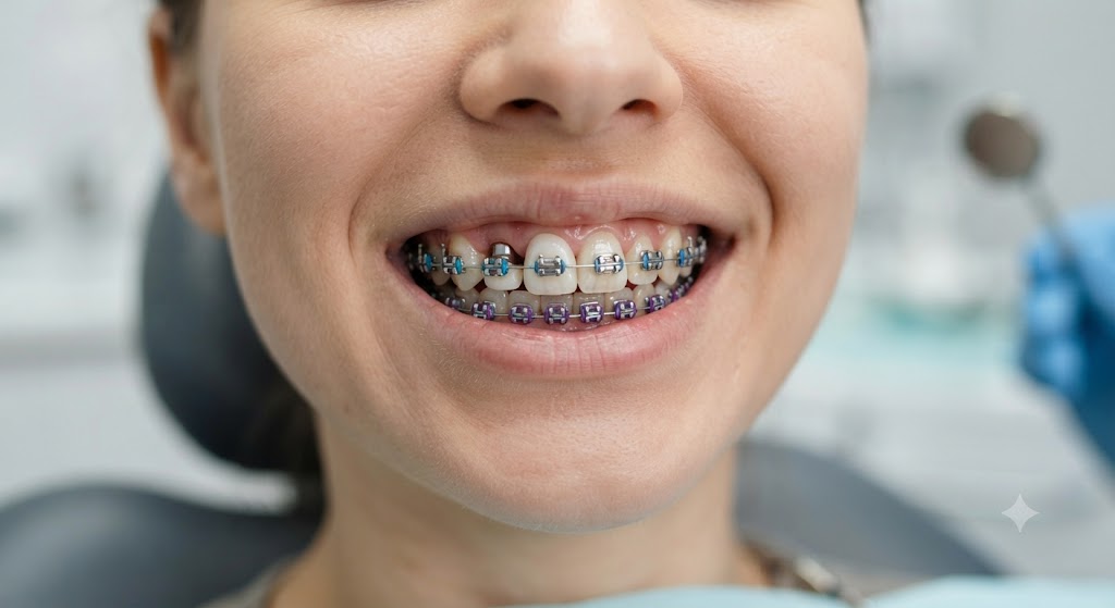 Can Braces Be Worn with a Tooth Implant?