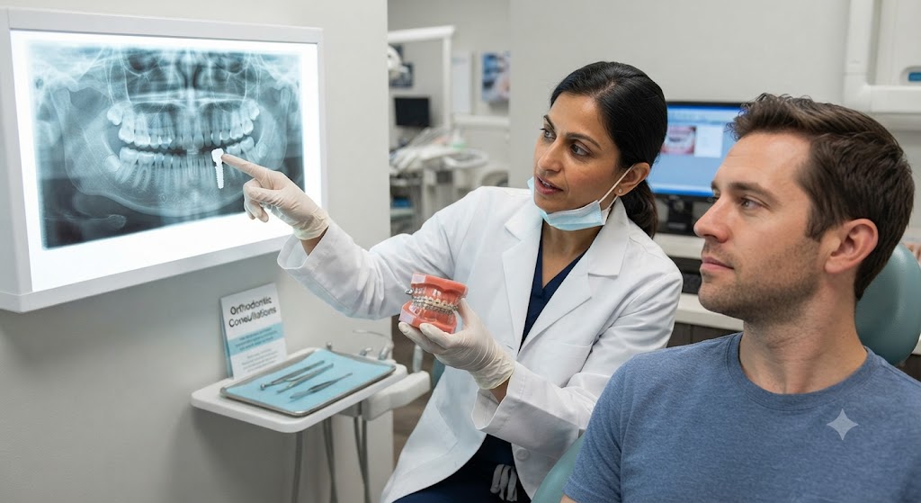 Can I Get an Implant Before Braces?