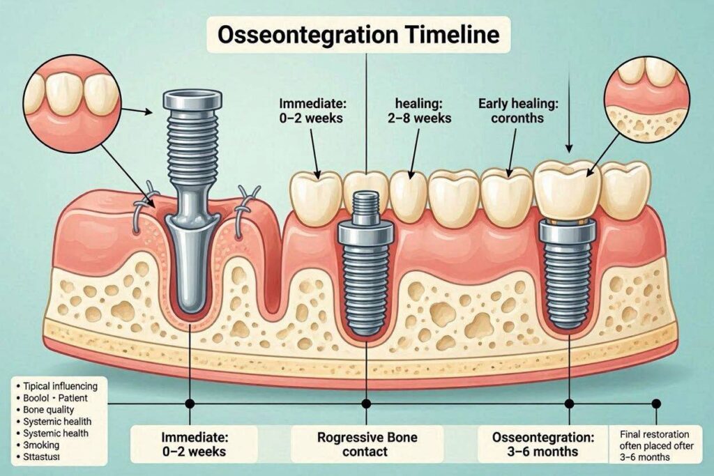 How Long Does Osseointegration Take for Dental Implant?