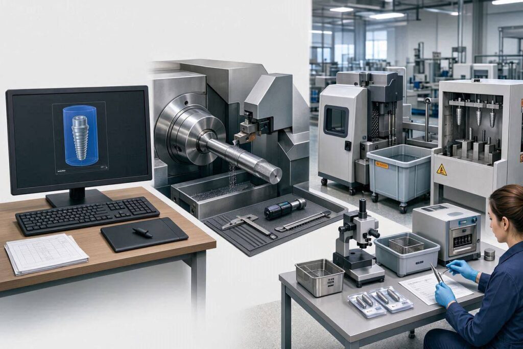 How To Manufacture Dental Implants?