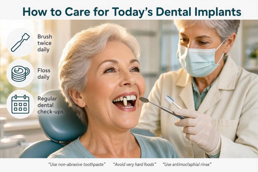 How to Care for Today's Dental Implants