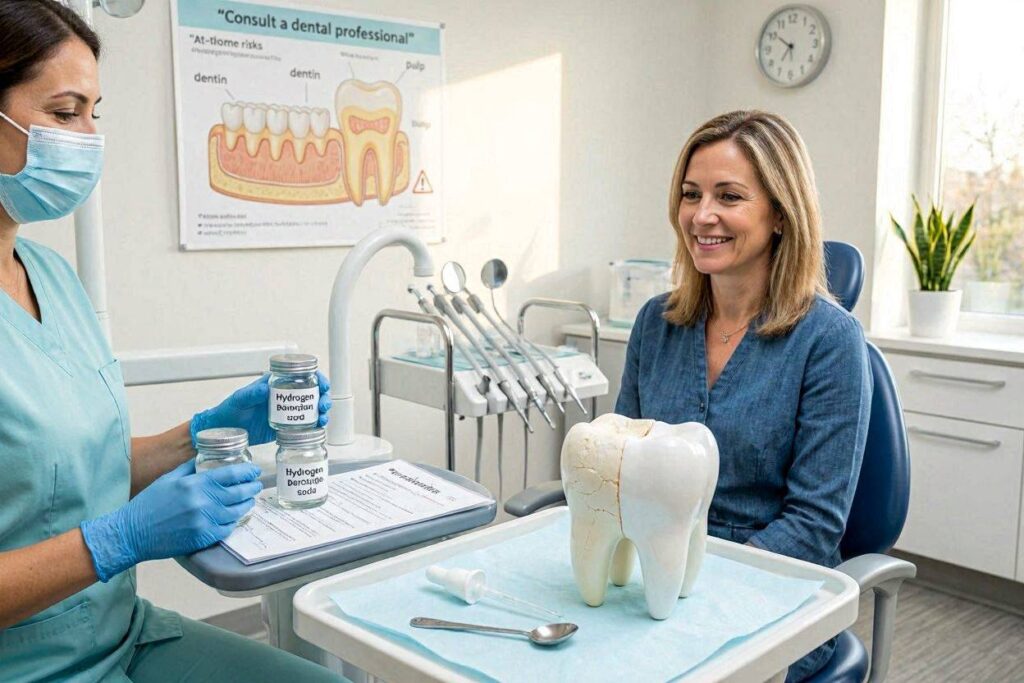 Is Hydrogen Peroxide and Baking Soda Safe for Teeth Whitening?