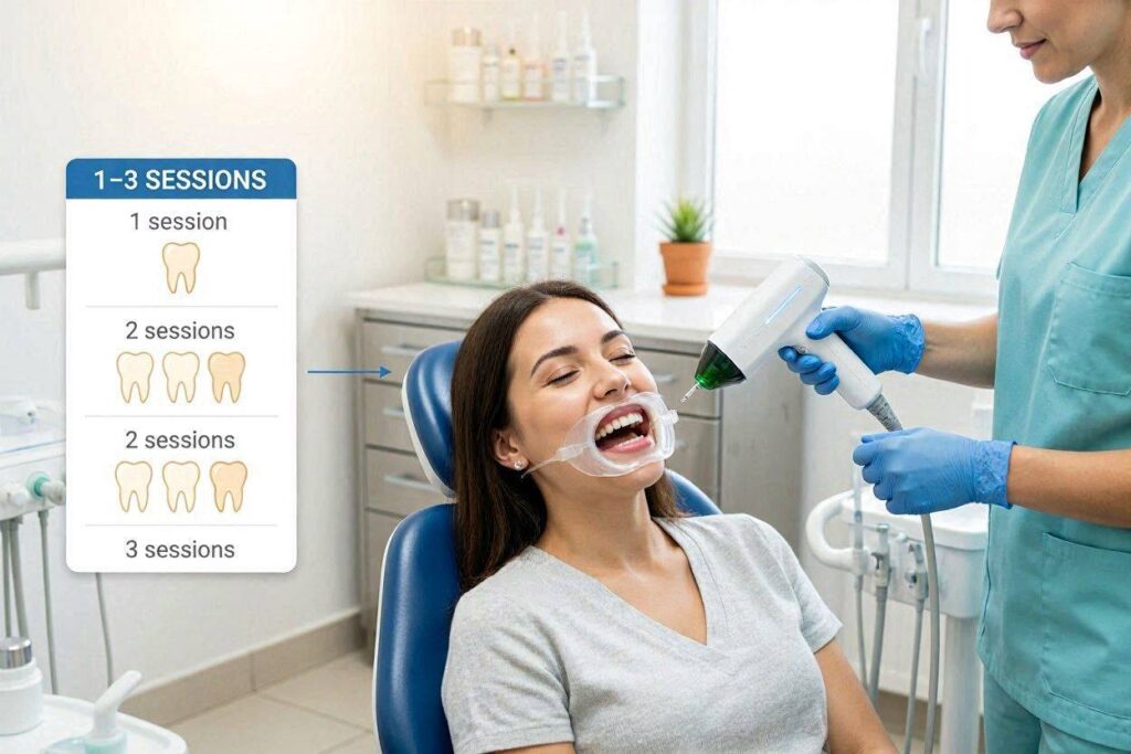 Laser Teeth Whitening: How Many Sessions Do You Need?