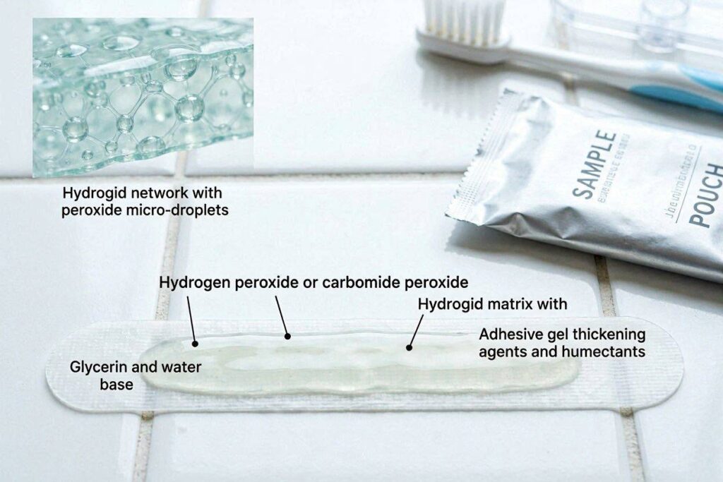 What Are Teeth Whitening Strips Made Of?