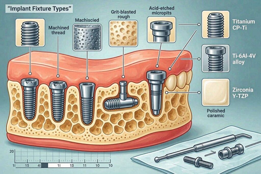 What is Implant Fixture? Types, Materials & Uses