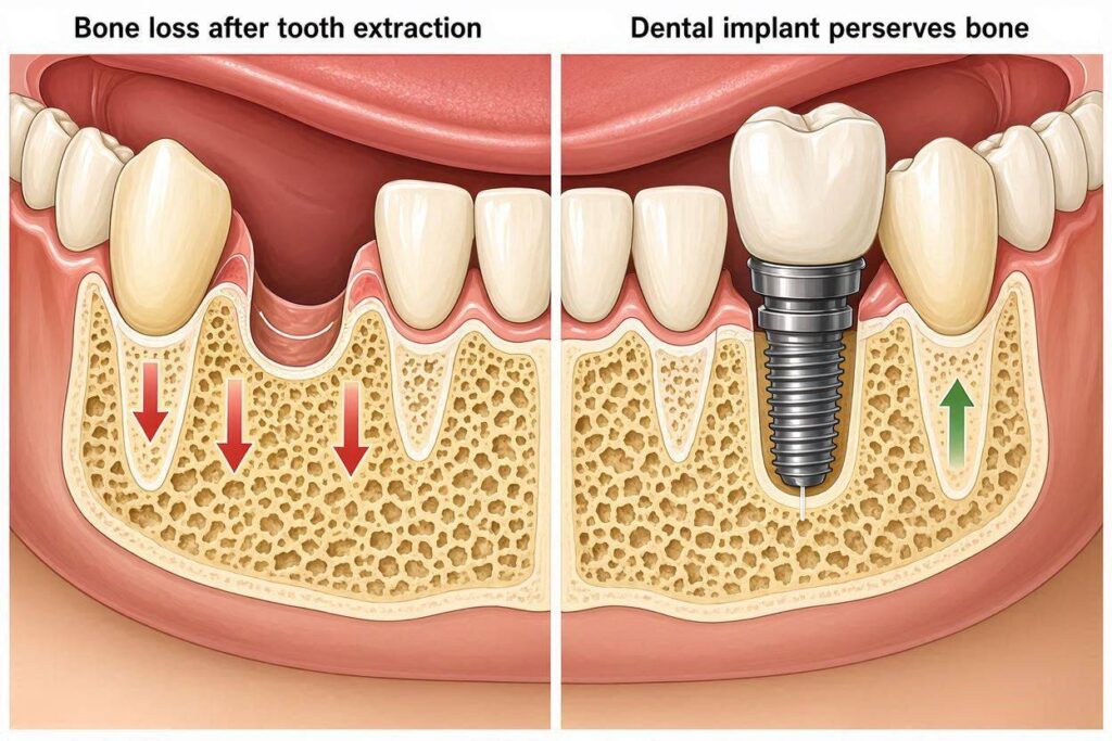 Will Dental Implants Stop Bone Loss