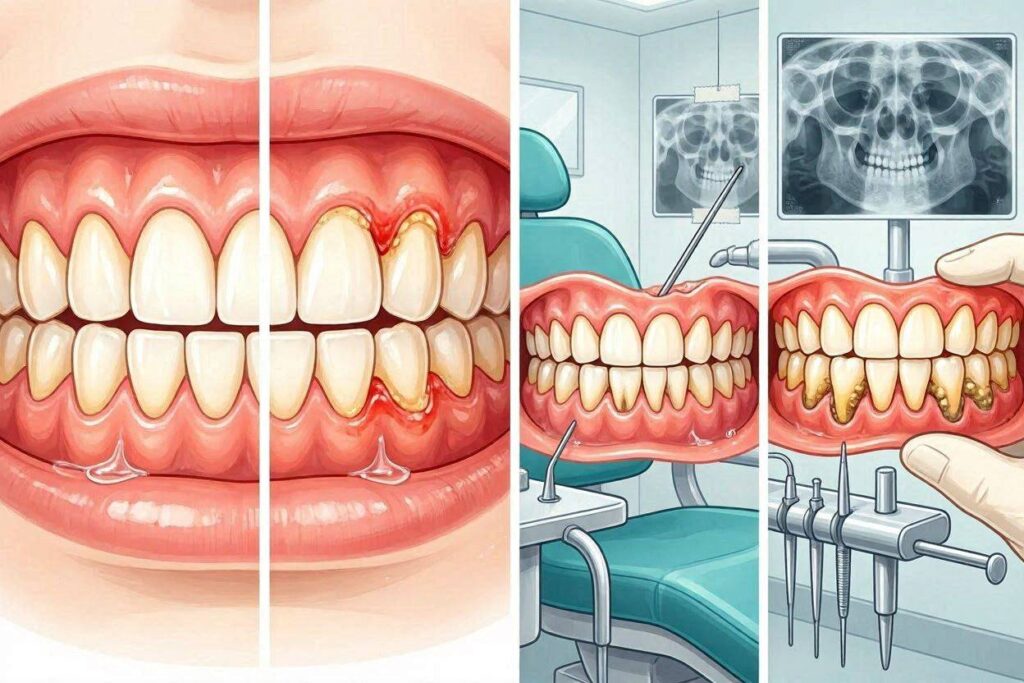 how fast can gum disease progress