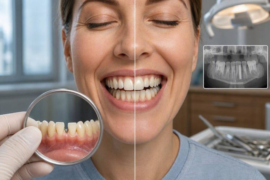 Can Dental Implants Close Gaps?