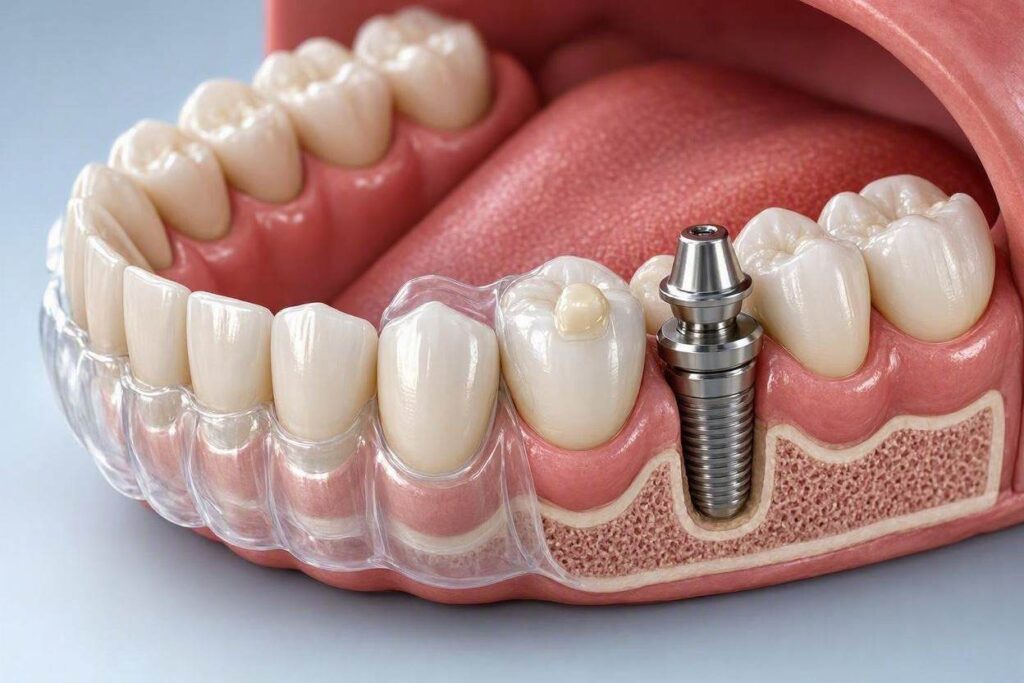 Can Invisalign Go Around Teeth Implants?