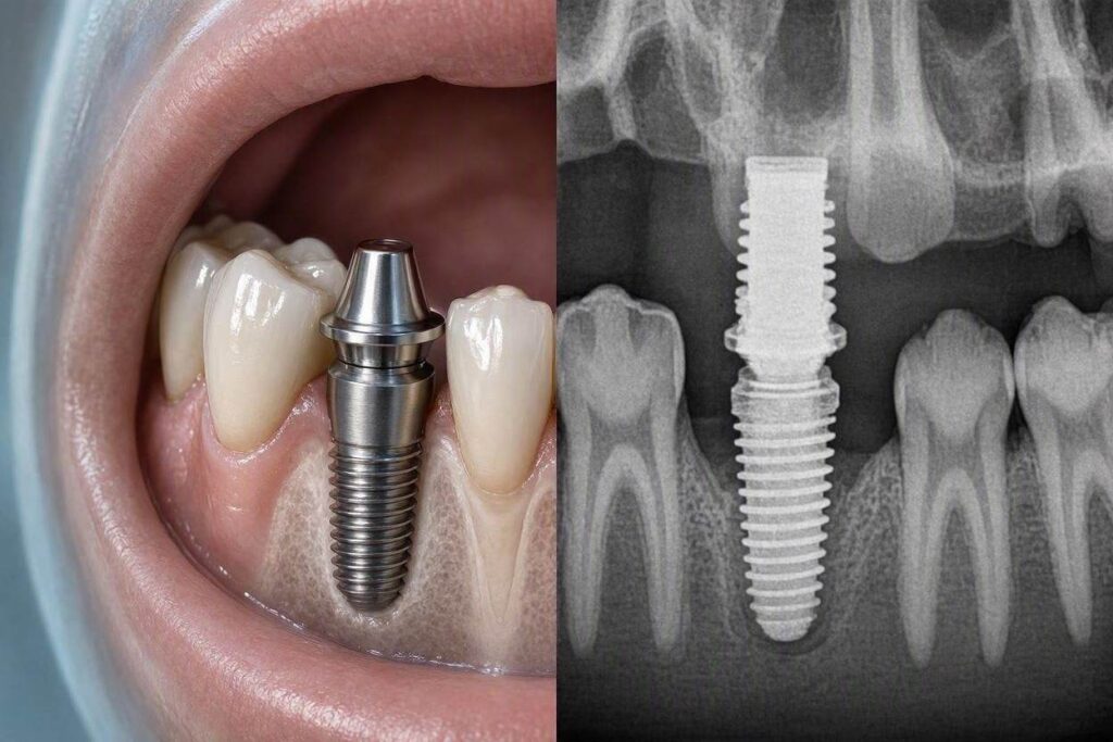 Can You See Metal In A Dental Implant?