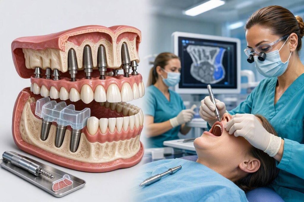 How Are Full Mouth Dental Implants Done?