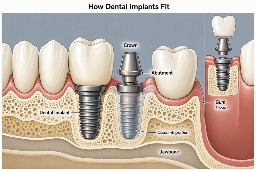 How Do Dental Implants Fit?