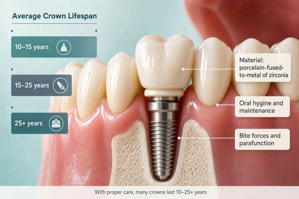 How Long Do Dental Crowns Last On Implants?