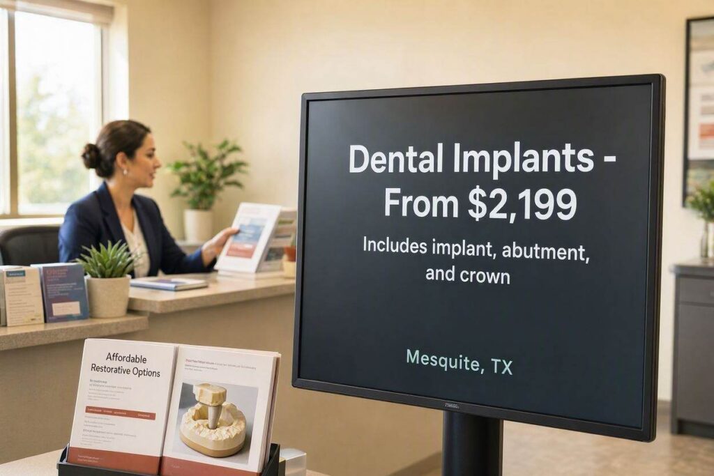 How Much Are Dental Implants Mesquite?