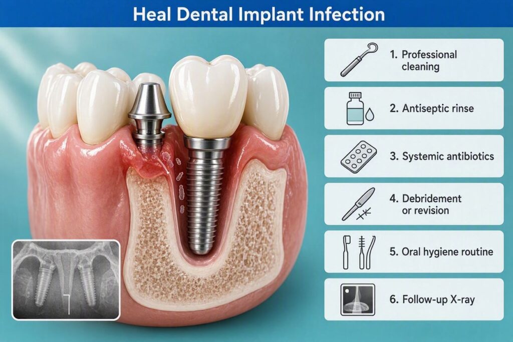 How To Heal Dental Implants Infection?