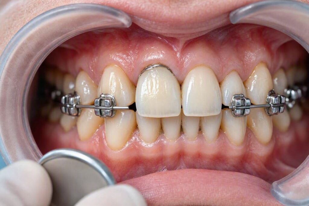 Is A Dental Implant Covered In Braces?