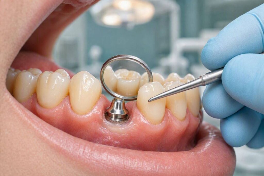 Is It Normal Dental Implant Showing?