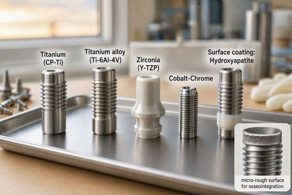 What Materials Are Used To Make Dental Implant Posts?