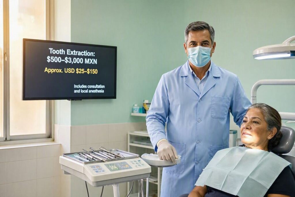 In Mexico How Much Does It Cost To Extract Teeth?