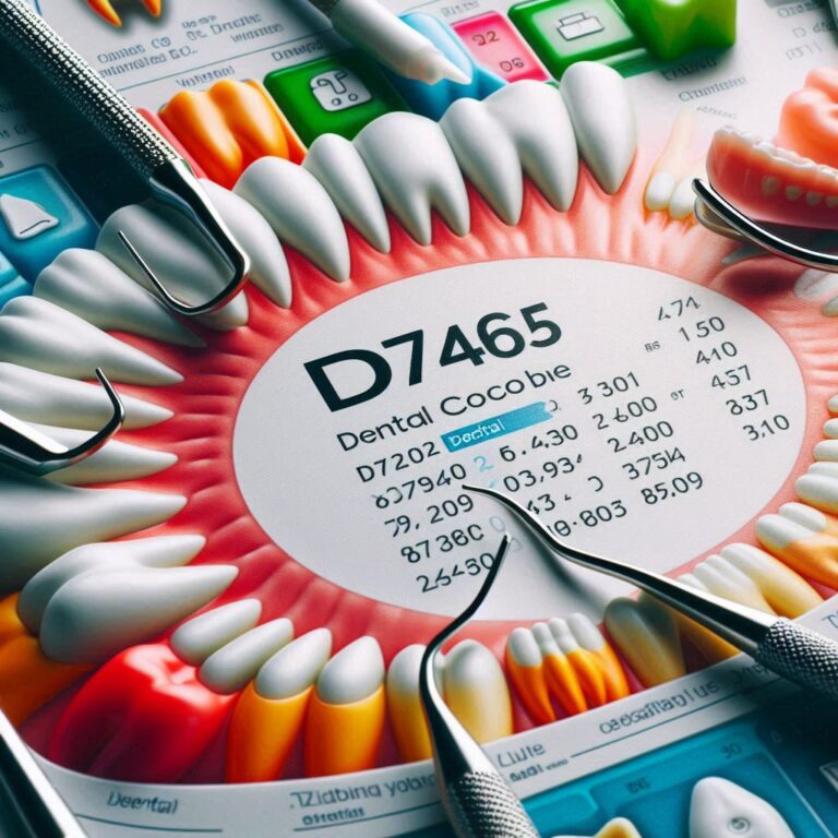 D7465 Dental Code