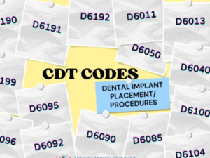 CDT Codes for Bleeding