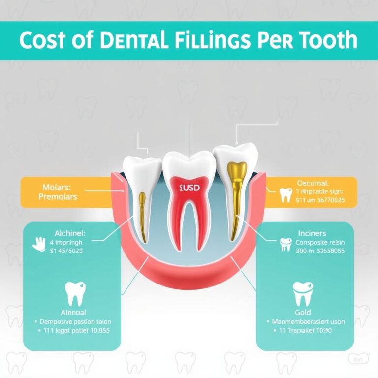 Cost of Dental Fillings Per Tooth