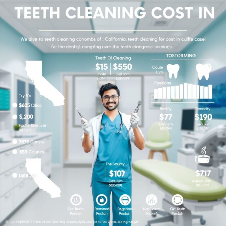 Teeth Cleaning Cost in California